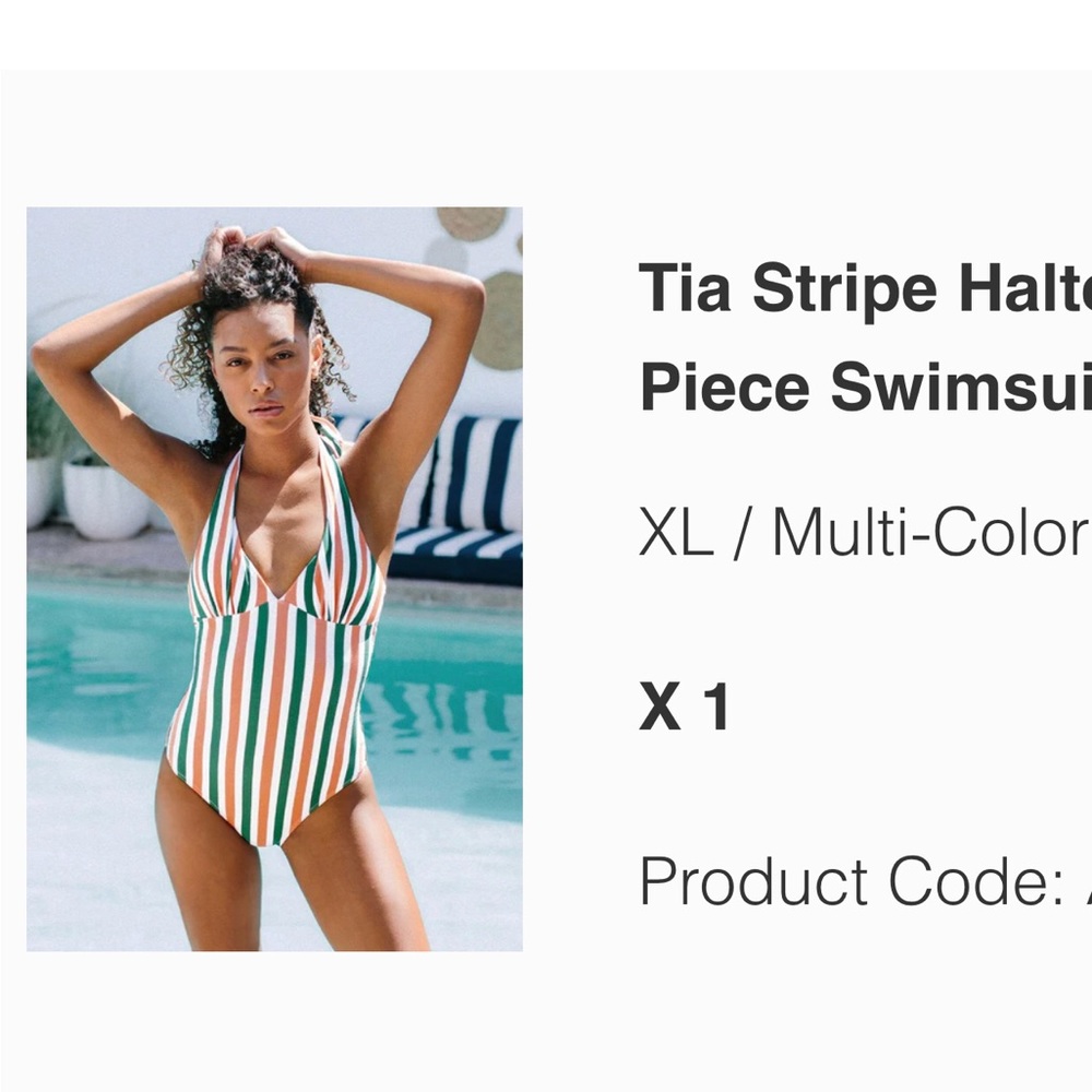 Cupshe One Piece Bathing Suit